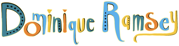 A name logo that reads "DOMINIQUE RAMSEY".